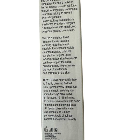 Sealed! Consult Beaute Microbiome Pre & Probiotic Facial Treatment Mask 3.3 oz - Picture 2 of 2